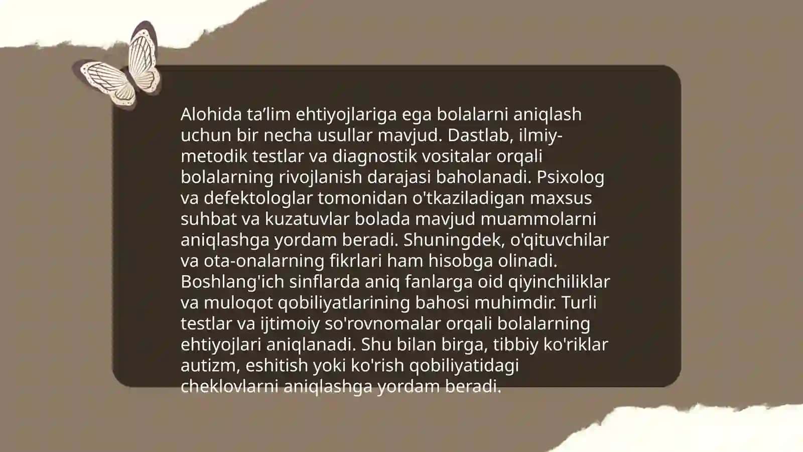 Alohida taʼlim ehtiyojlari boʻlgan bolalarning inkluziv taʼlimi yangi taʼlimiy amaliyot sifatida 4