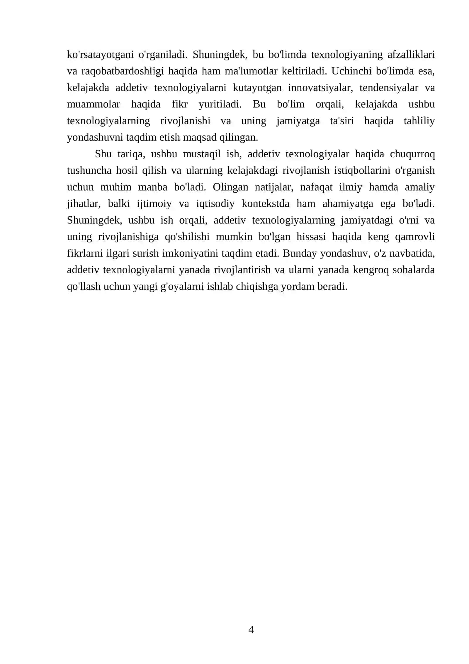 Addetiv texnologiyalar 4