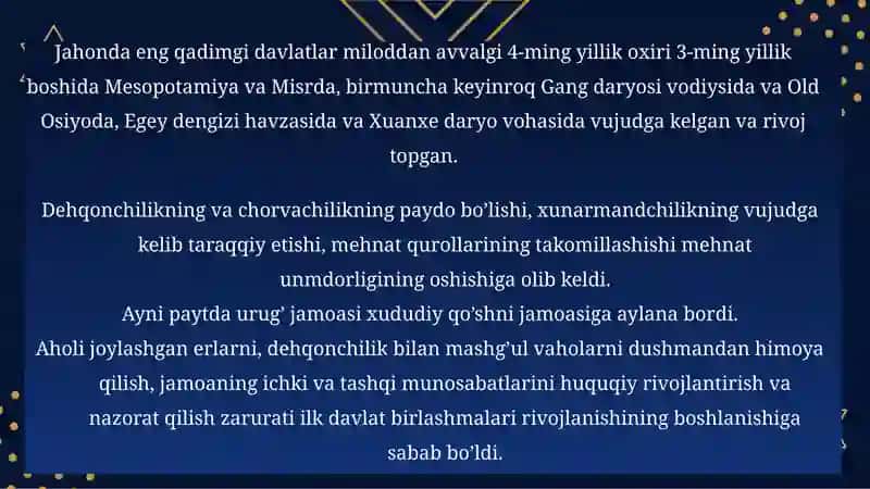 O’zbek davlatchiligining tarixiy bosqichlari 4