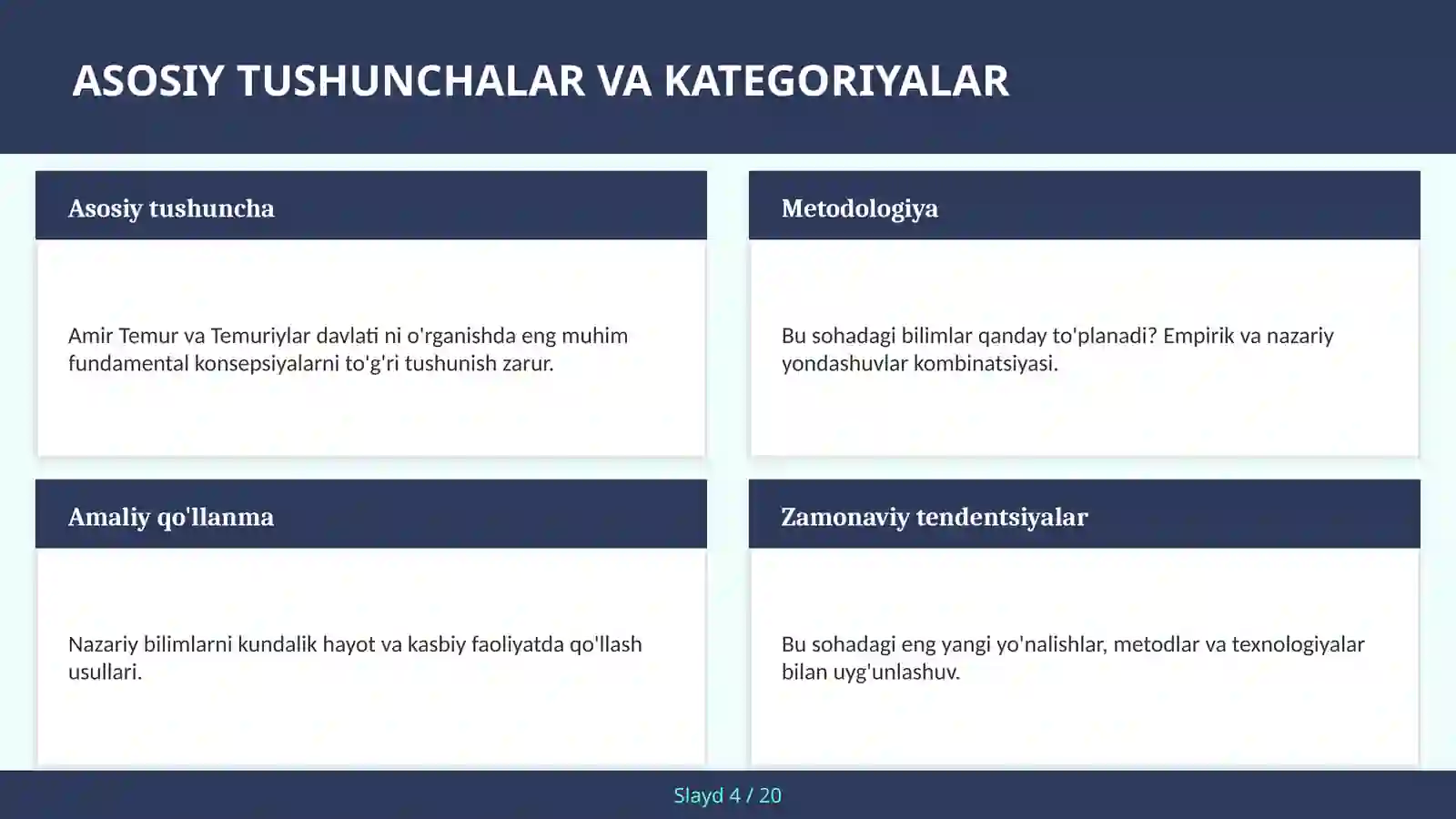 AMIR TEMUR VA TEMURIYLAR DAVLATI 4