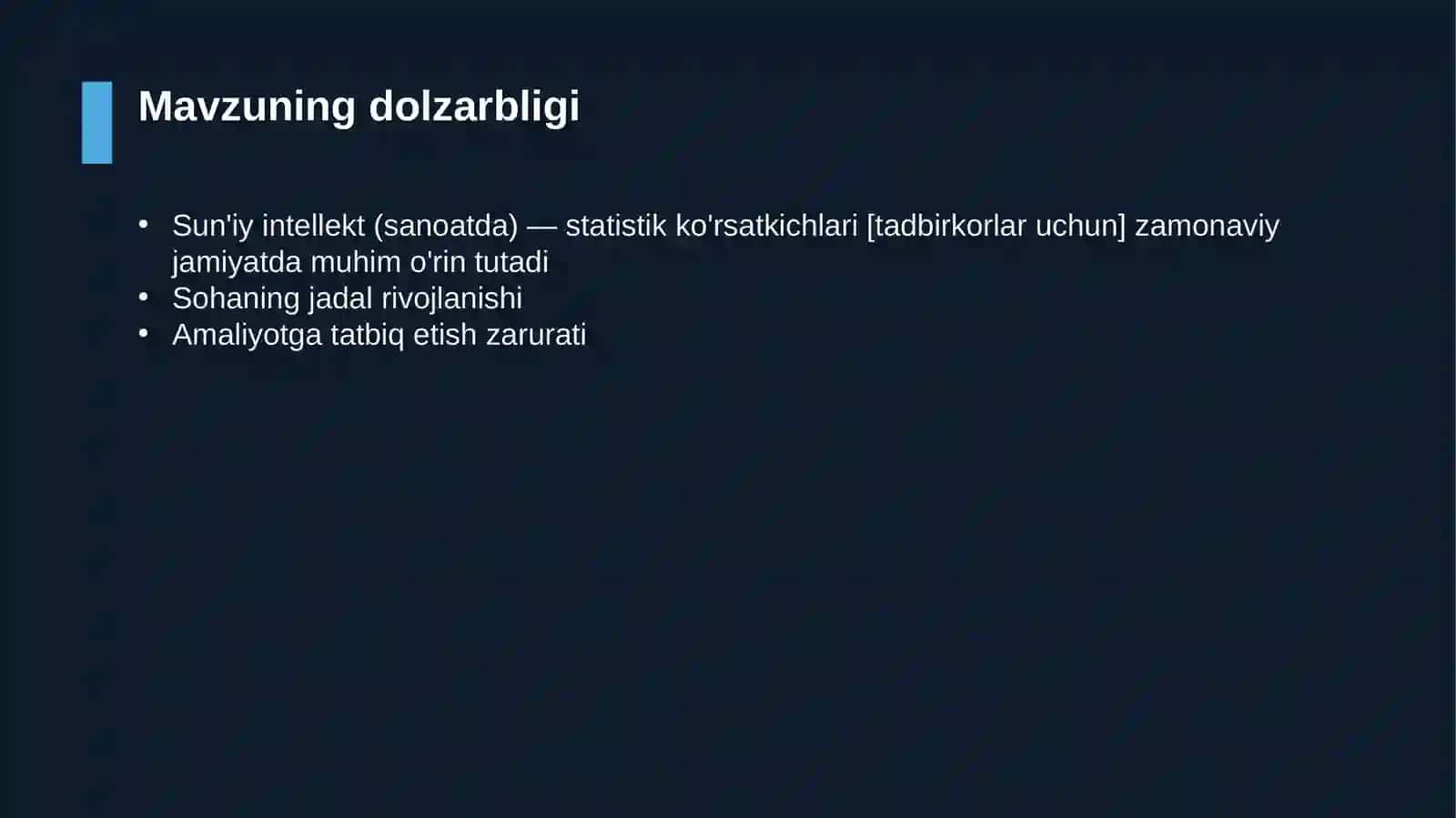 Sun'iy intellekt (sanoatda) — statistik ko'rsatkichlari [tadbirkorlar uchun] 4