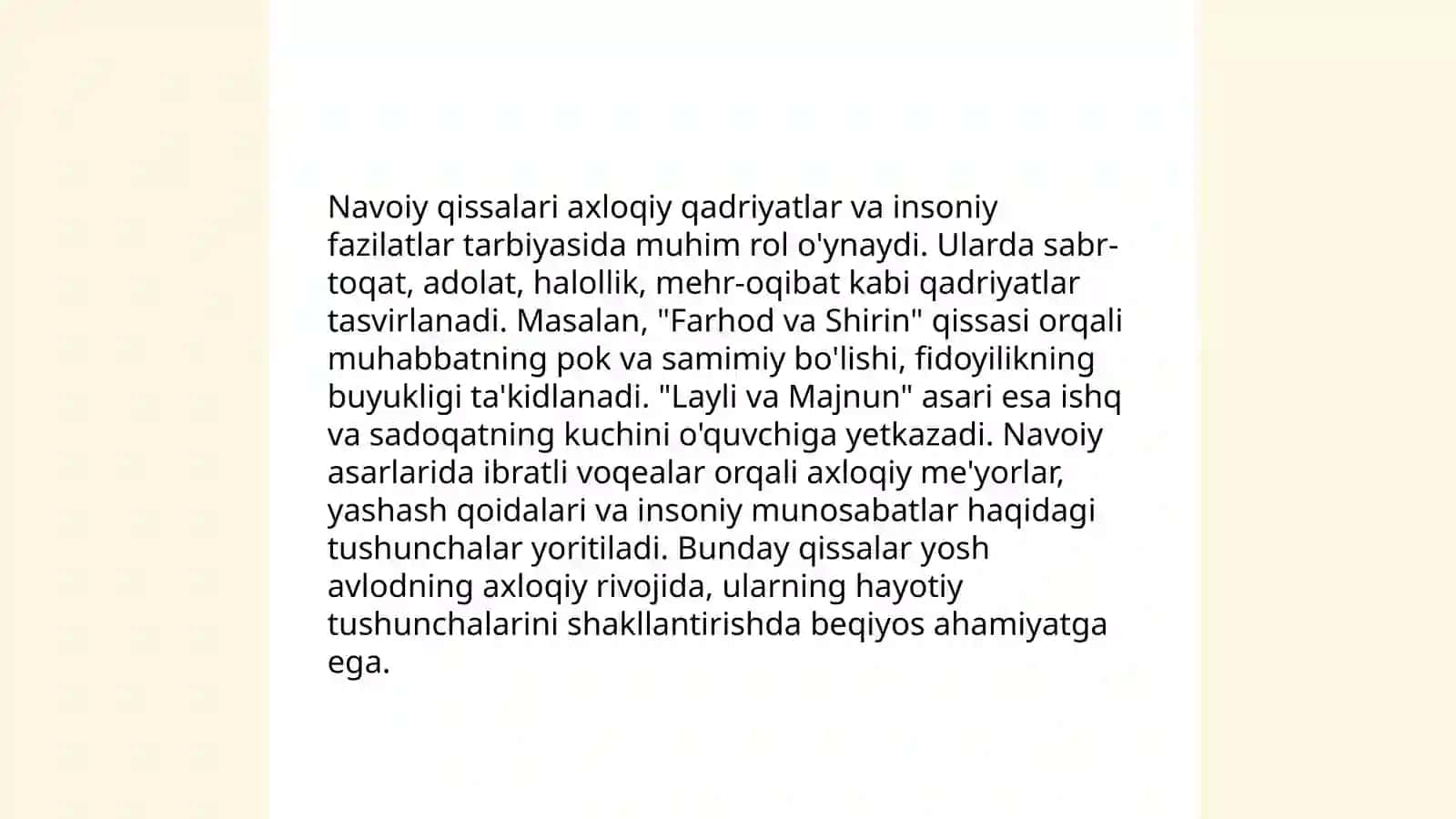 Alisher Navoiy qissalari tahlili 4