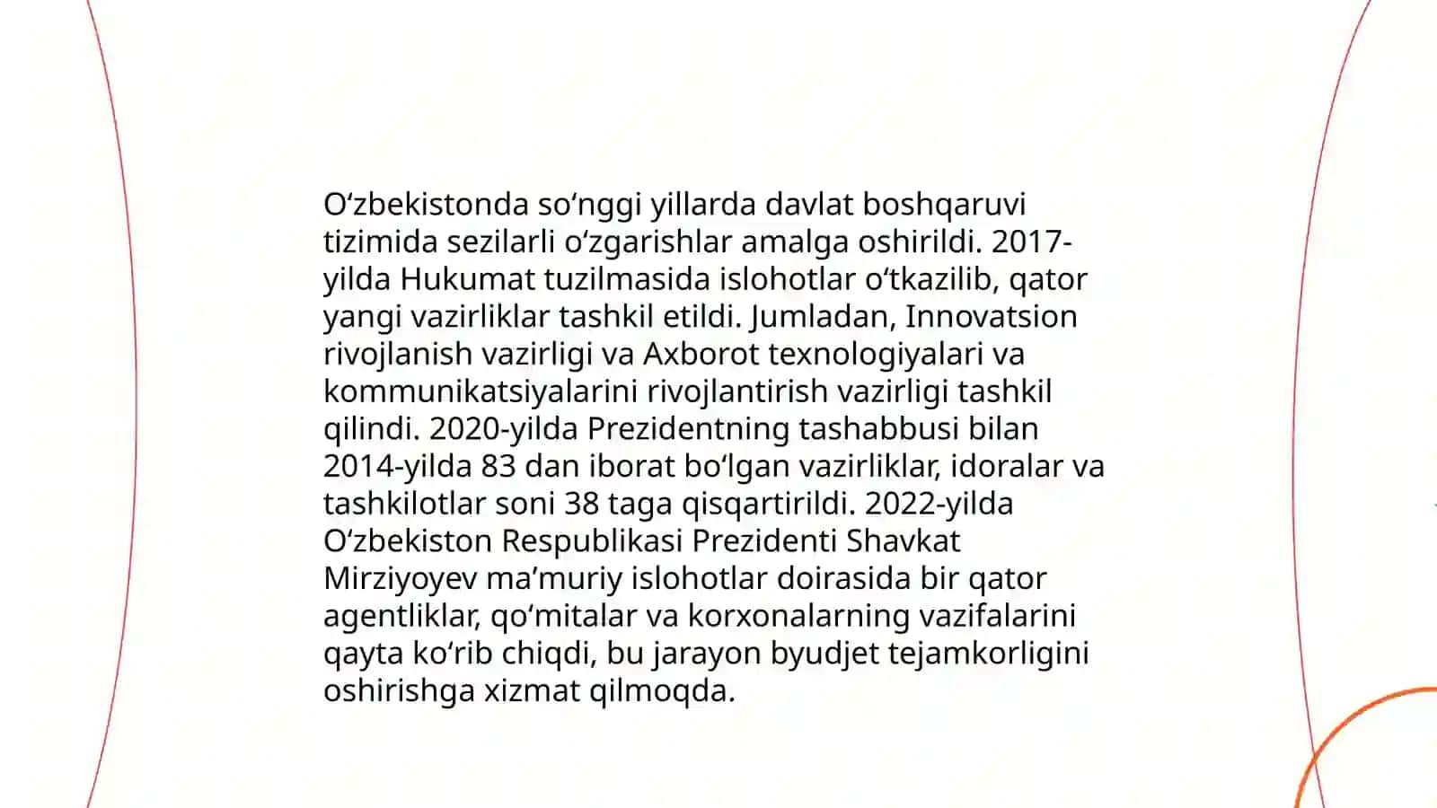 Oʻzbekistonda ijtimoiy siyosiy iqtisodiy madaniy hayotida roʻy beradigan oʻzgarishlar 4