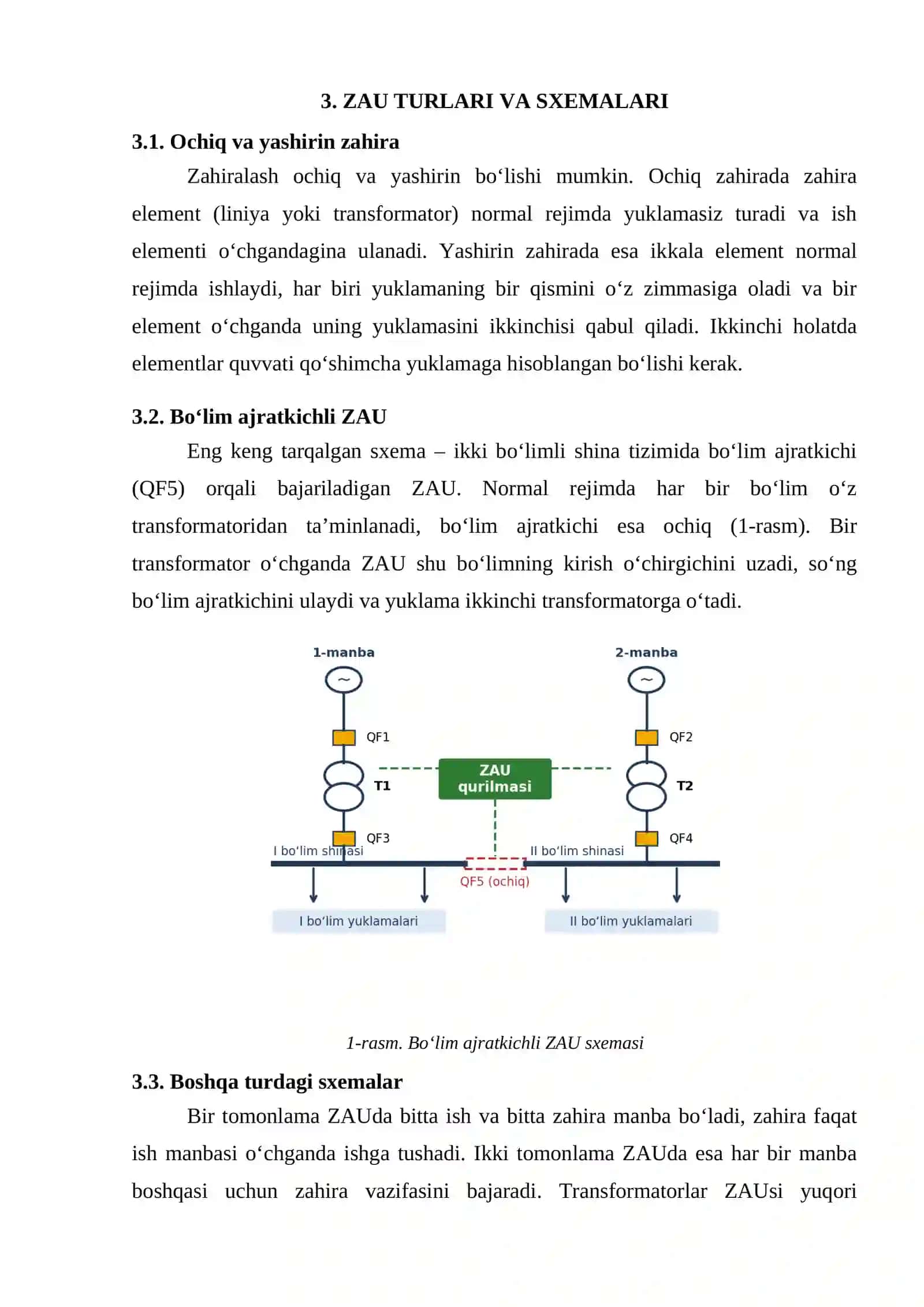 Zahira Manbalarni Avtomatik Ulash (ZAU) 4