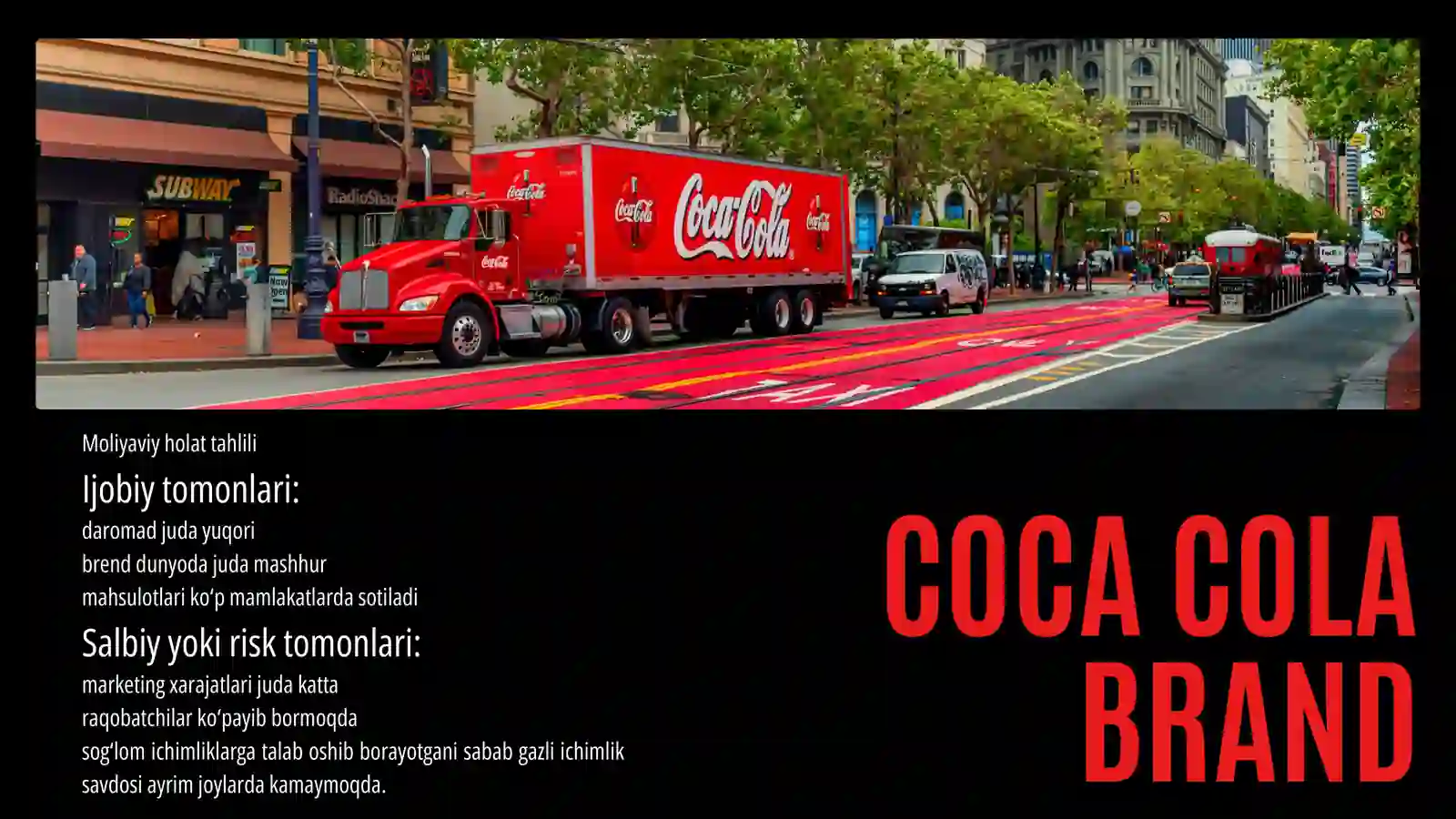 Coca cola Kompaniyasining moliyaviy tahlili 4
