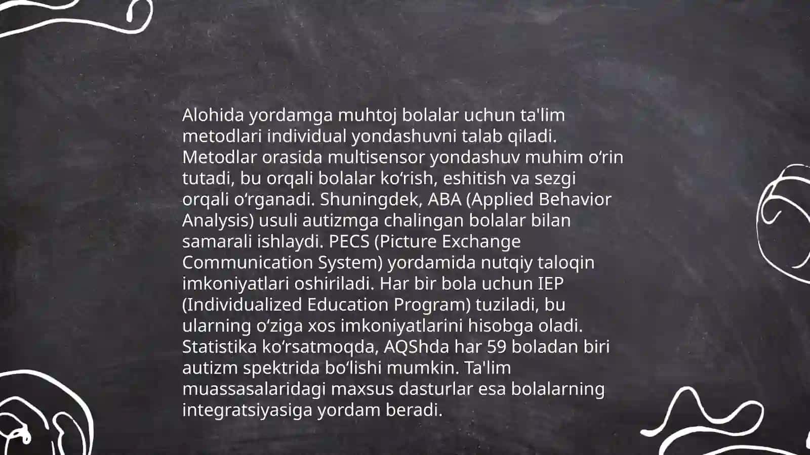 Alohida yordamga muhtoj bolalarning inklyuziv ta'limi 4