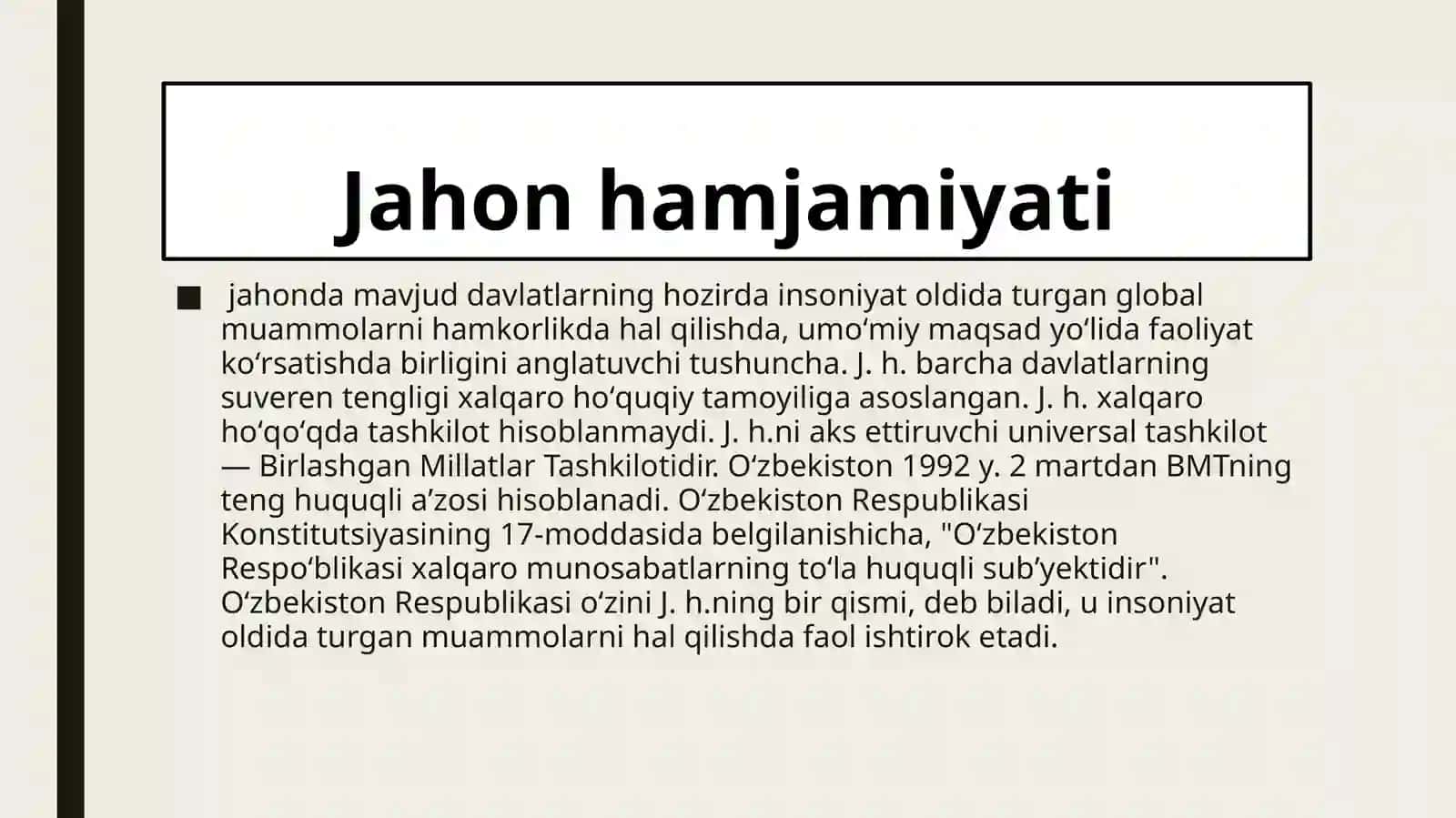 O’zbekiston va jahon, davlat boshqaruvi tizimi 4