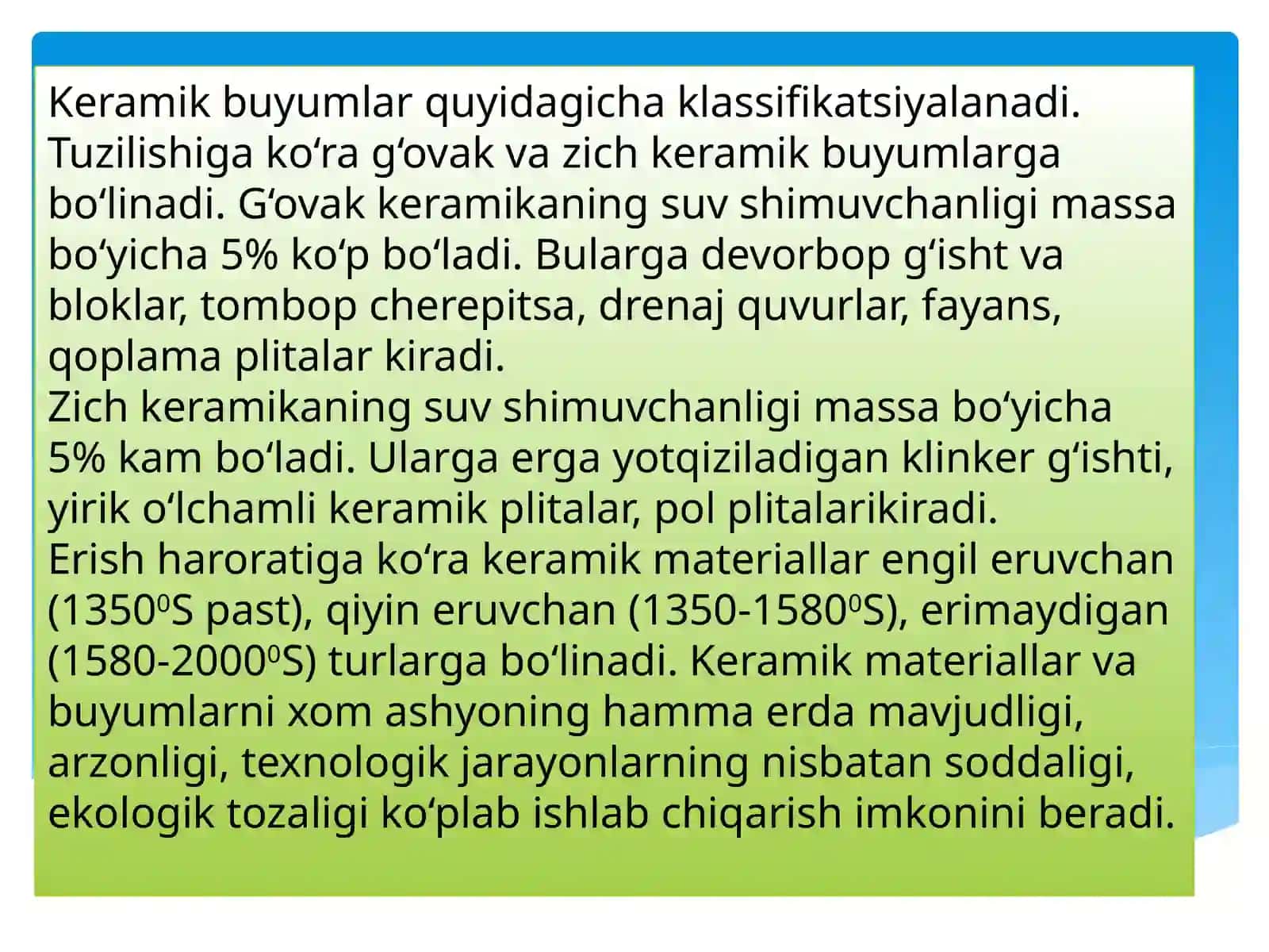 Keramik texnologiyasi 4