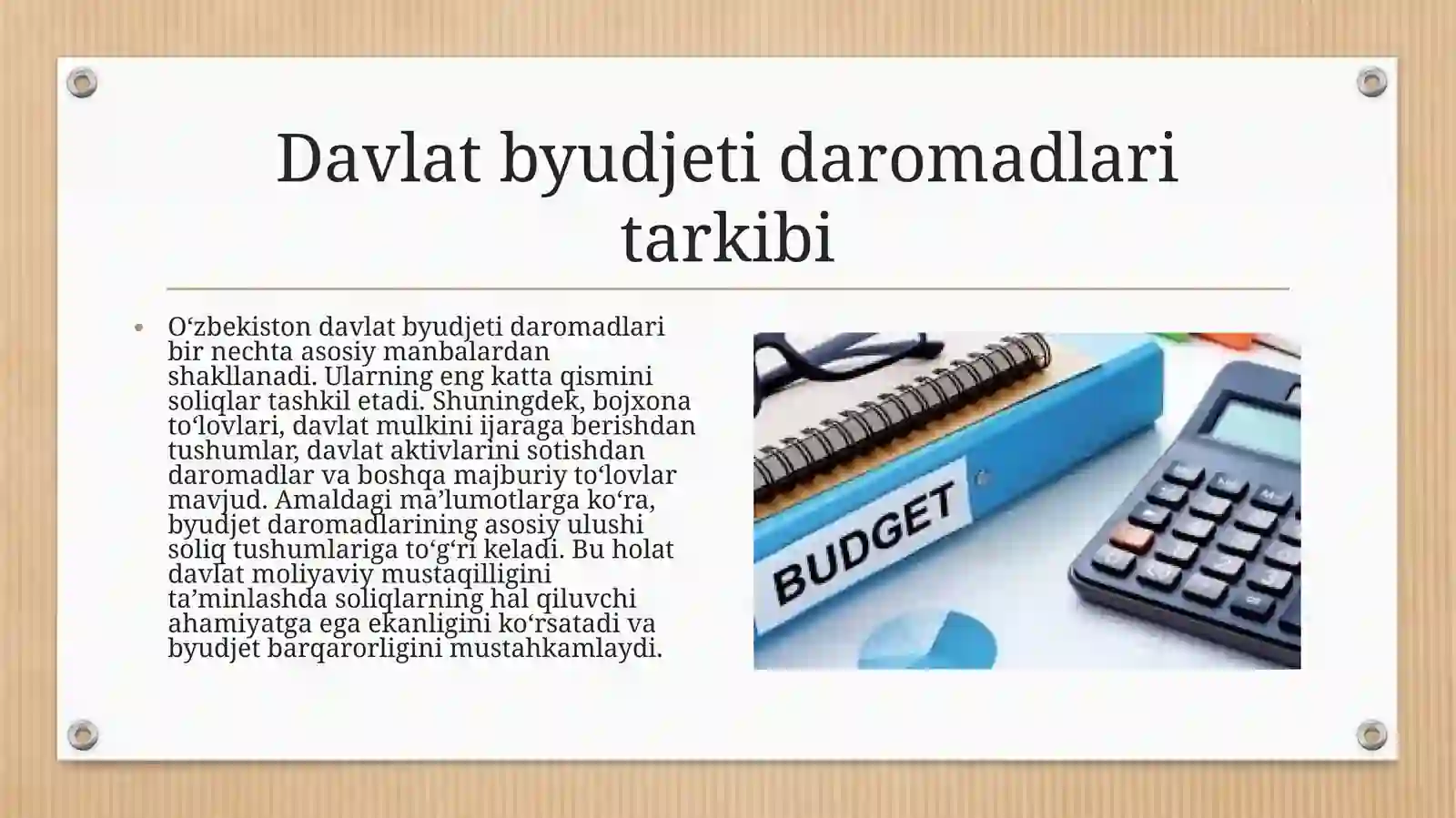 Davlat Byudjeti va Uning Iqtisodiy Mazi 4