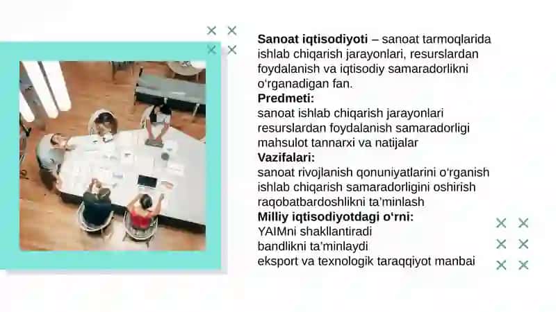 Sanoat iqtisodiyoti fanidan amaliy darslar 4