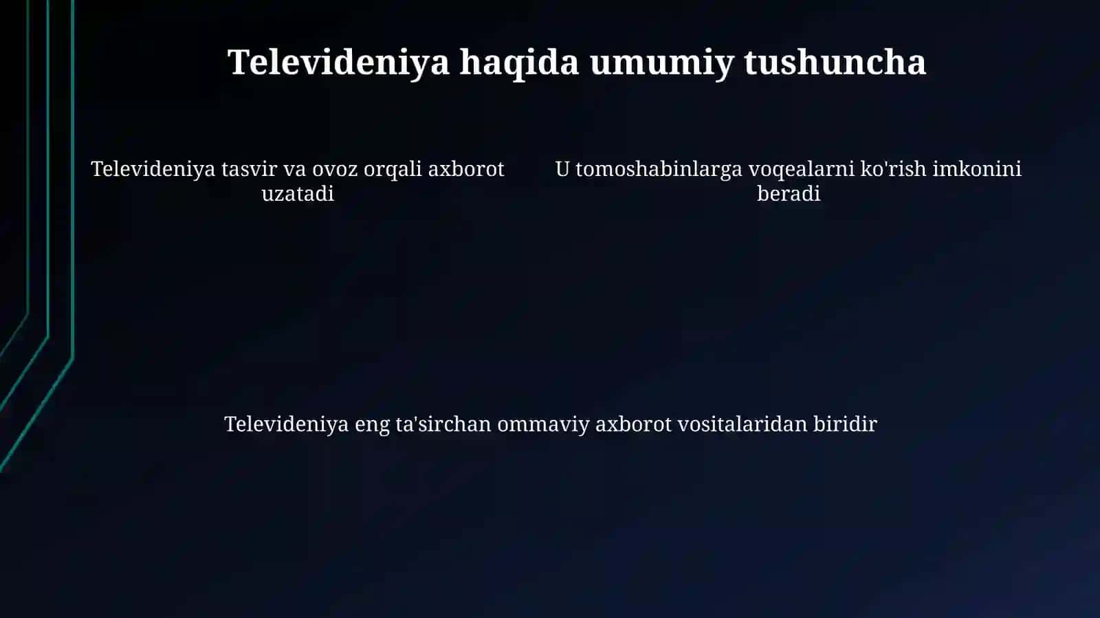 Radio va televideniya tezkor ommaviy axborot vositalari 4