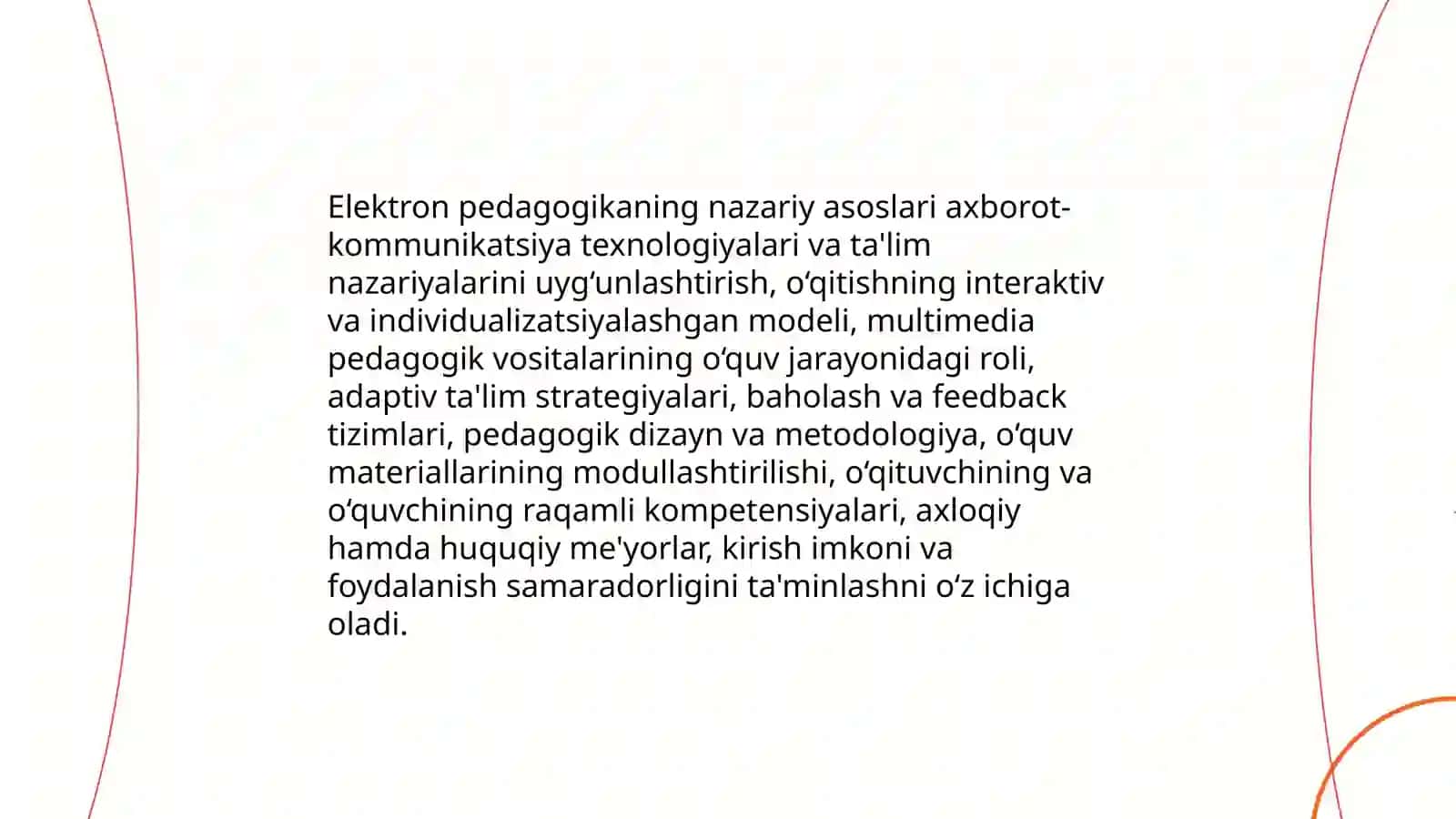 Elektron pedagogika va uning o'ziga xos xususiyatlari 4