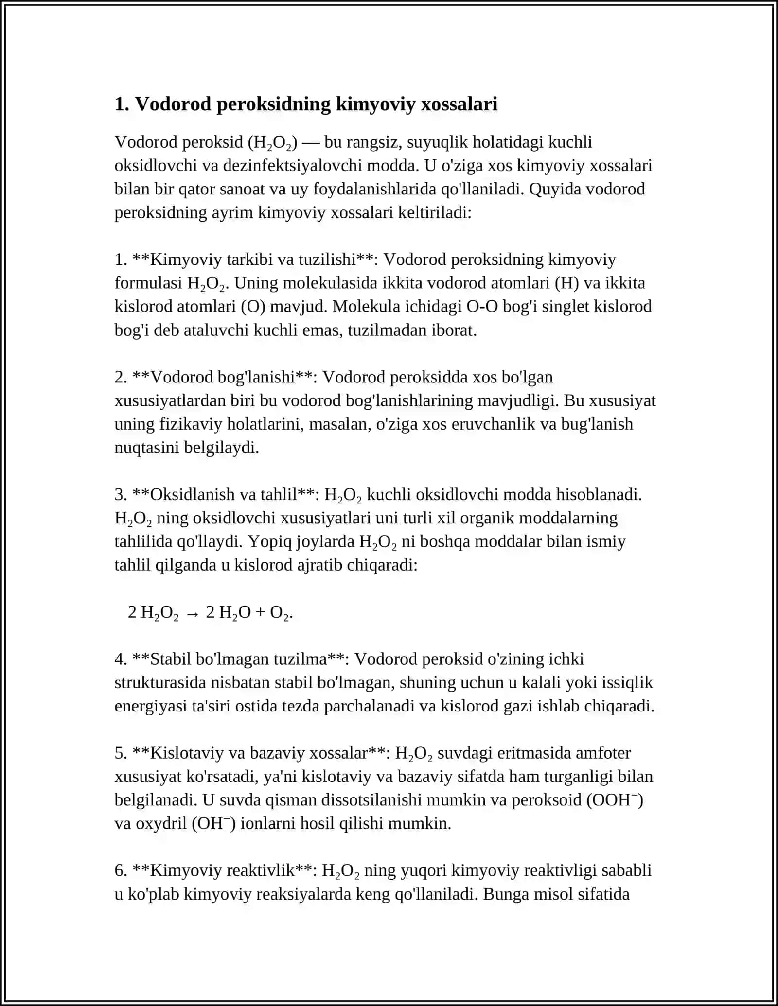Vodorod peroksid 4