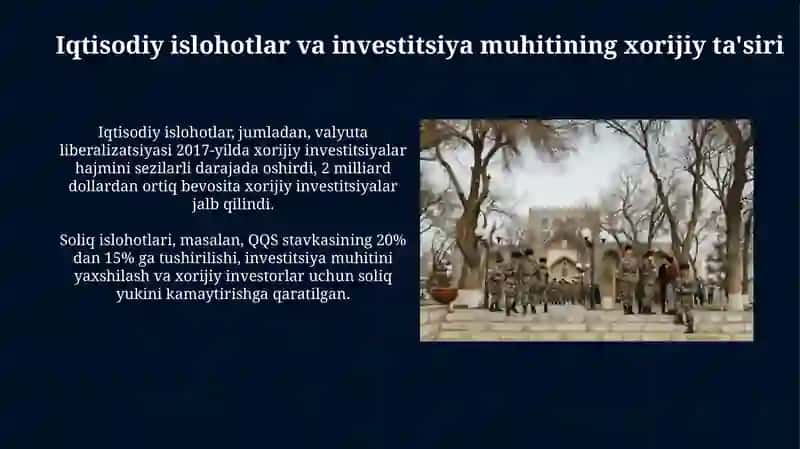 Oʻzbekistonda ijtimoiy-siyosiy islohotlar va ularning xalqaro ahamiyati 4