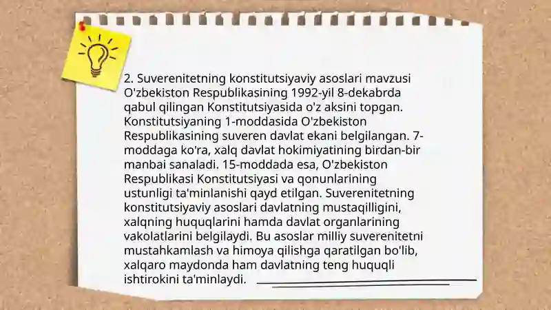 O'zbekiston Davlat suvereniteti 4