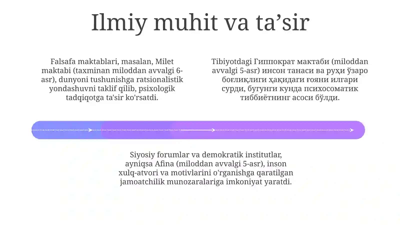 Vll-V asrlarda psixologiya rivojlanishiga hissa qo'shgan olimlar 4
