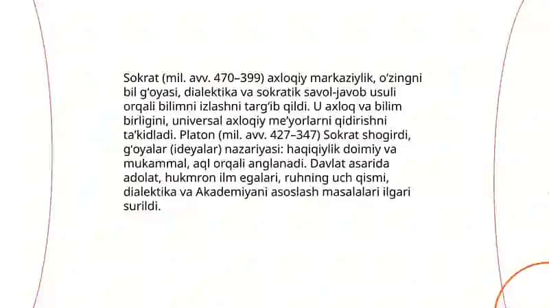 Falsafiy tafakkur taraqqiyoti bosqichlari:G‘arb falsafasi 4