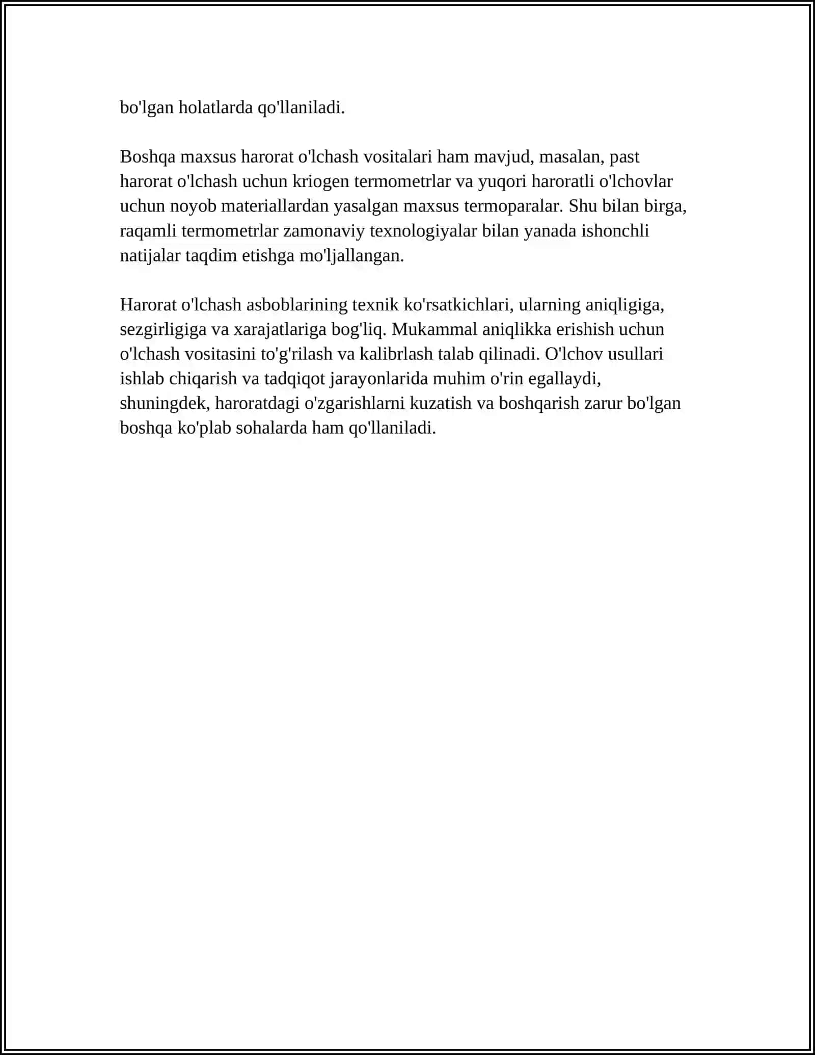HARORAT O'LCHASH ASBOBLARINING TURLARI 4