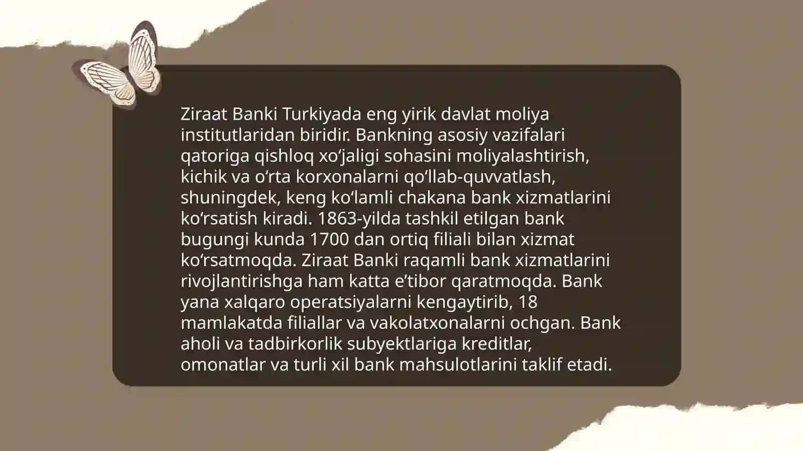 Ziraat Bank: maqsadi va vazifalari 4