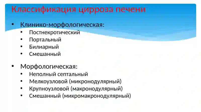 Циррозы печени 4