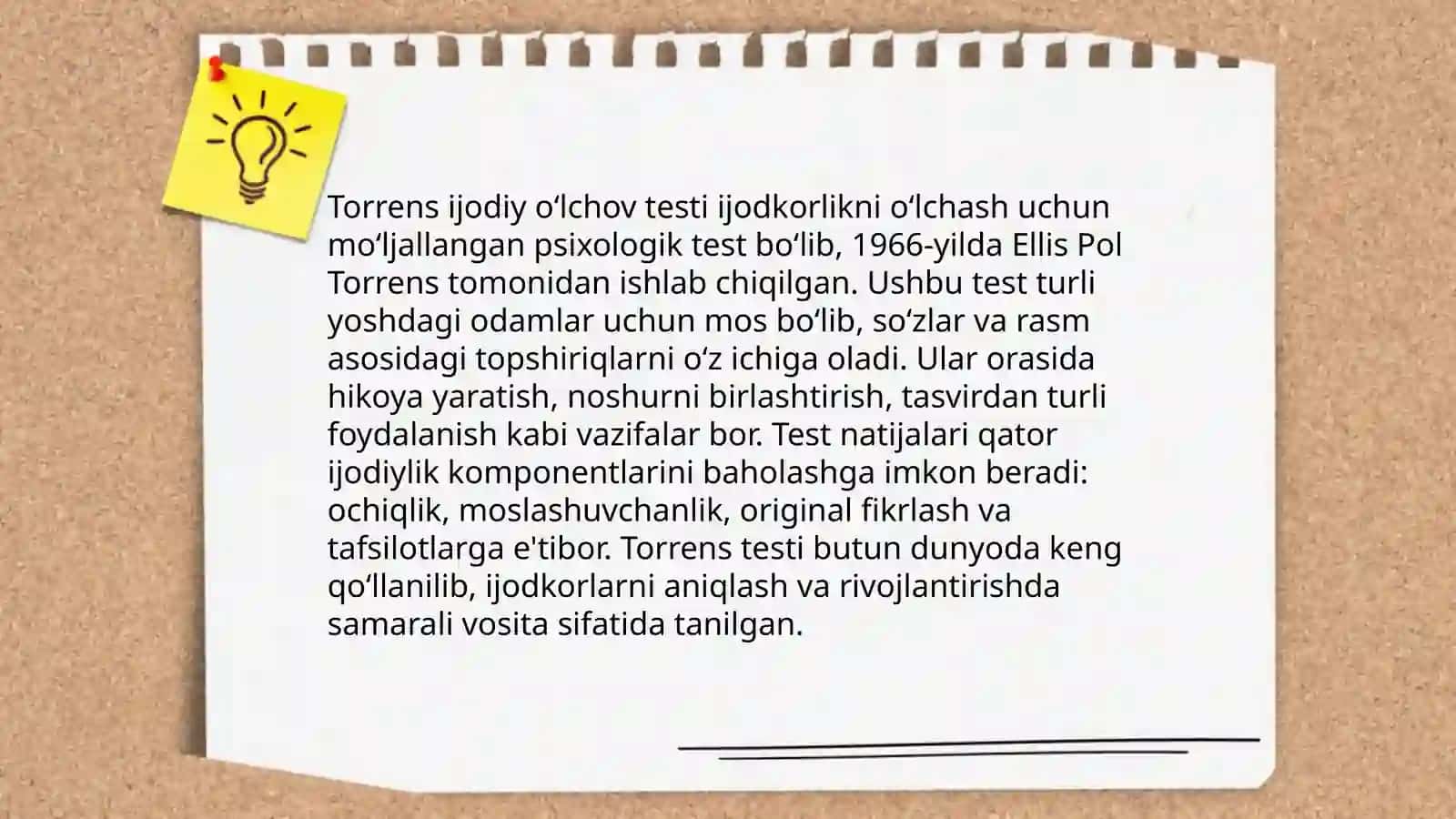 E.Torrensning kreativlikka qôshgan hissasi 4