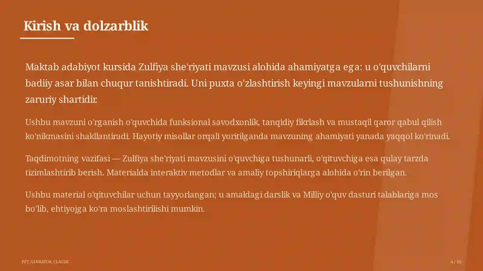 Zulfiya she'riyati (6-sinf) 4