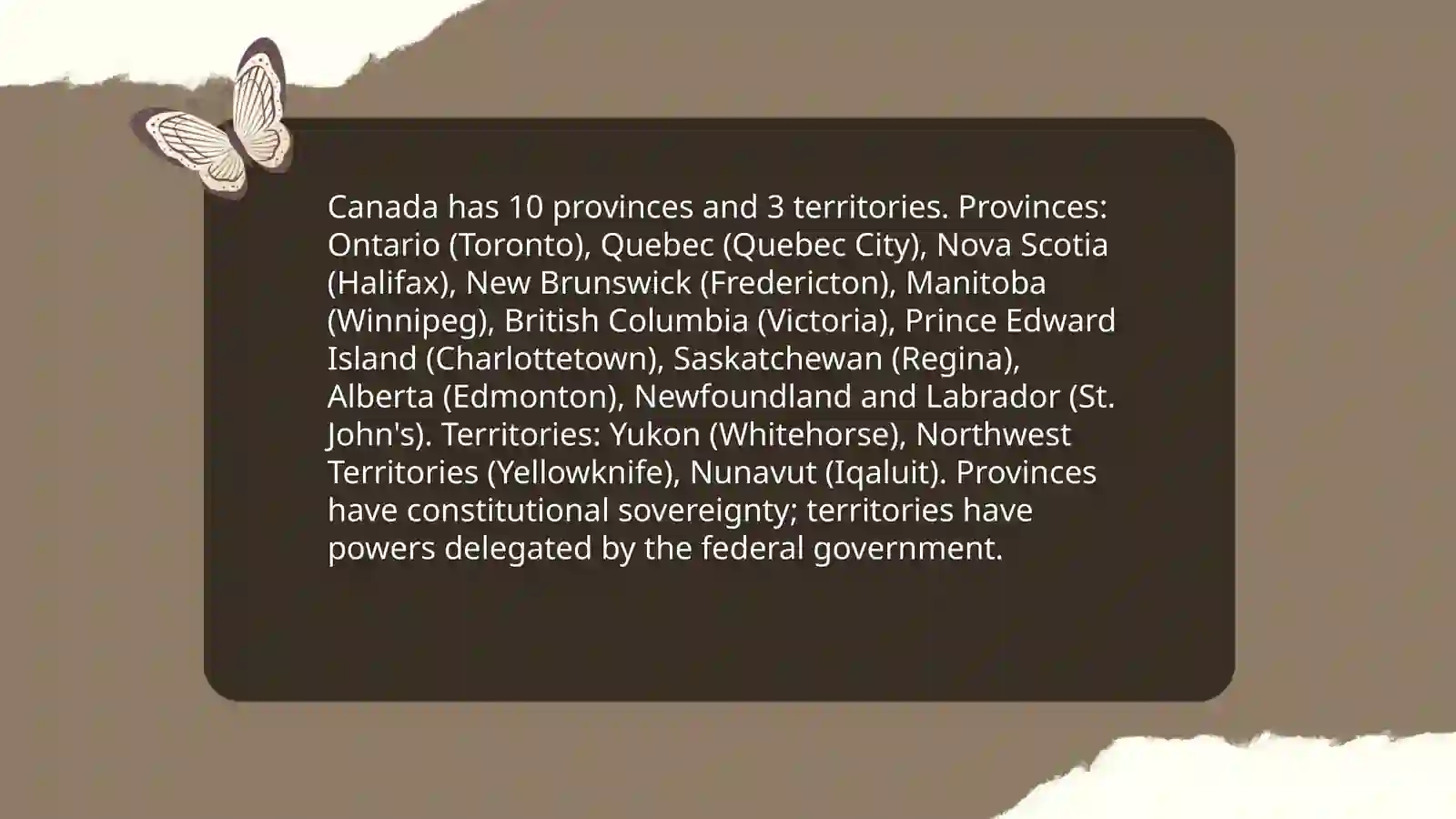 General information about Canada 4
