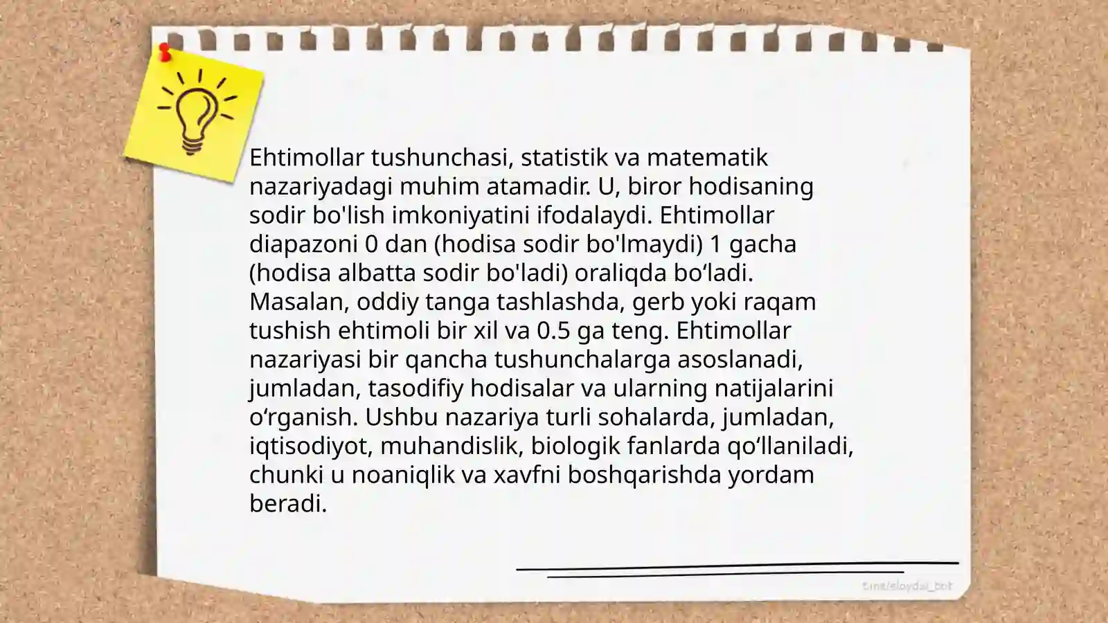 Ehtimollar nazariyasi 4