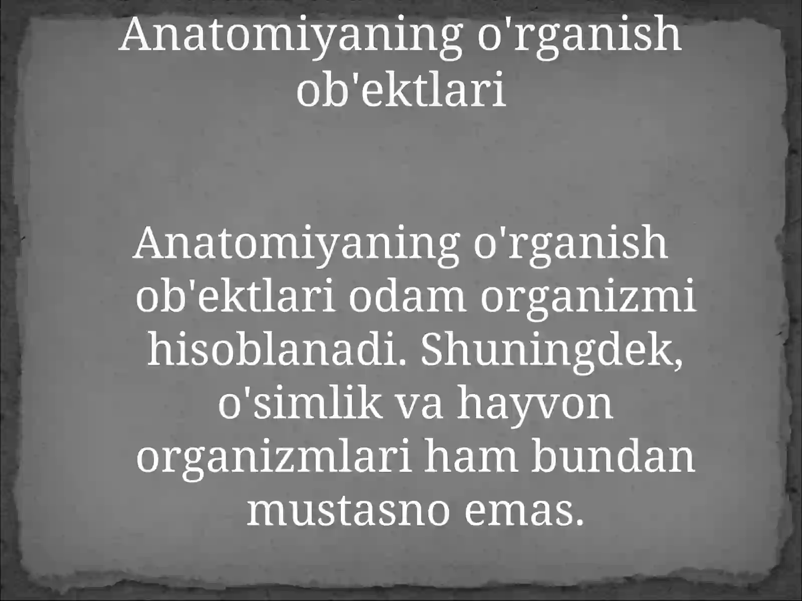 Odam anatomiyasi 4