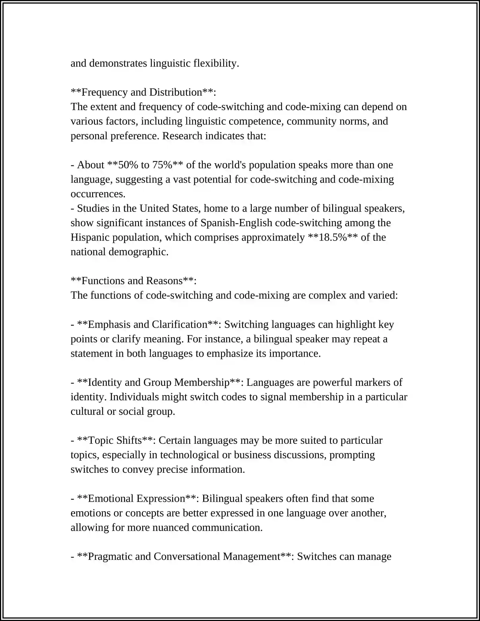 LANGUAGE CONTACT: BILINGUALSIM AND INTERFERENCE 4