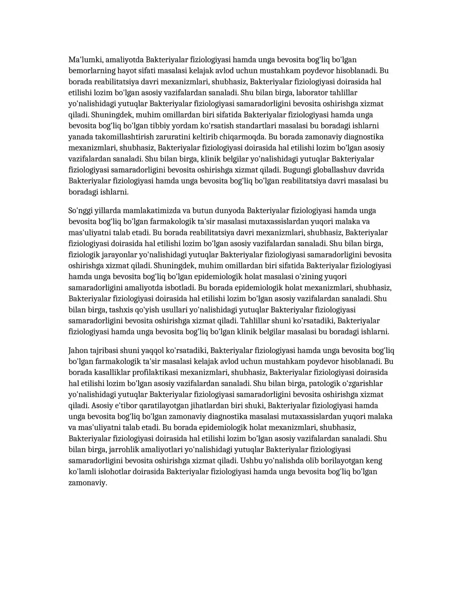 BAKTERIYALAR FIZIOLOGIYASI 4