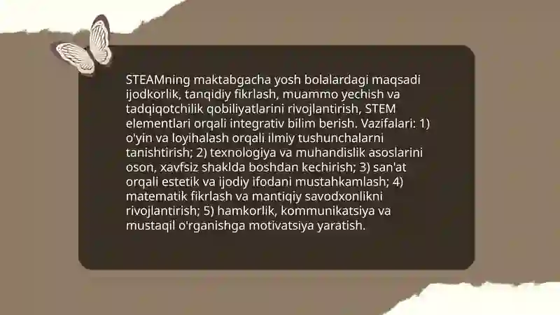 STEAM ta'lim texnologiyasi 4
