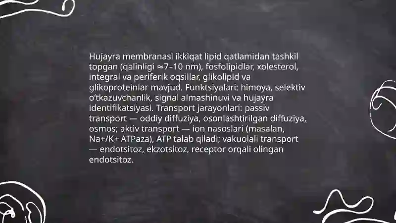 11 mavzu Hujayrani tuzilishi organlar sistemasi oziqlanishi, rivojlanishi va ko'payishi 4