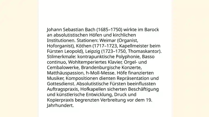 Musik und Geschichte 4