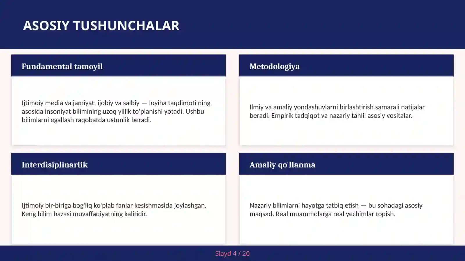 Ijtimoiy media va jamiyat: ijobiy va salbiy — loyiha taqdimoti 4