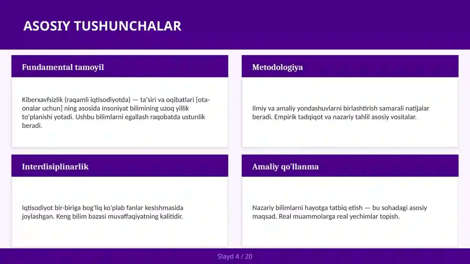 KIBERXAVFSIZLIK (RAQAMLI IQTISODIYOTDA) — TA'SIRI VA OQIBATLARI [OTA-ONALAR UCHUN] 4