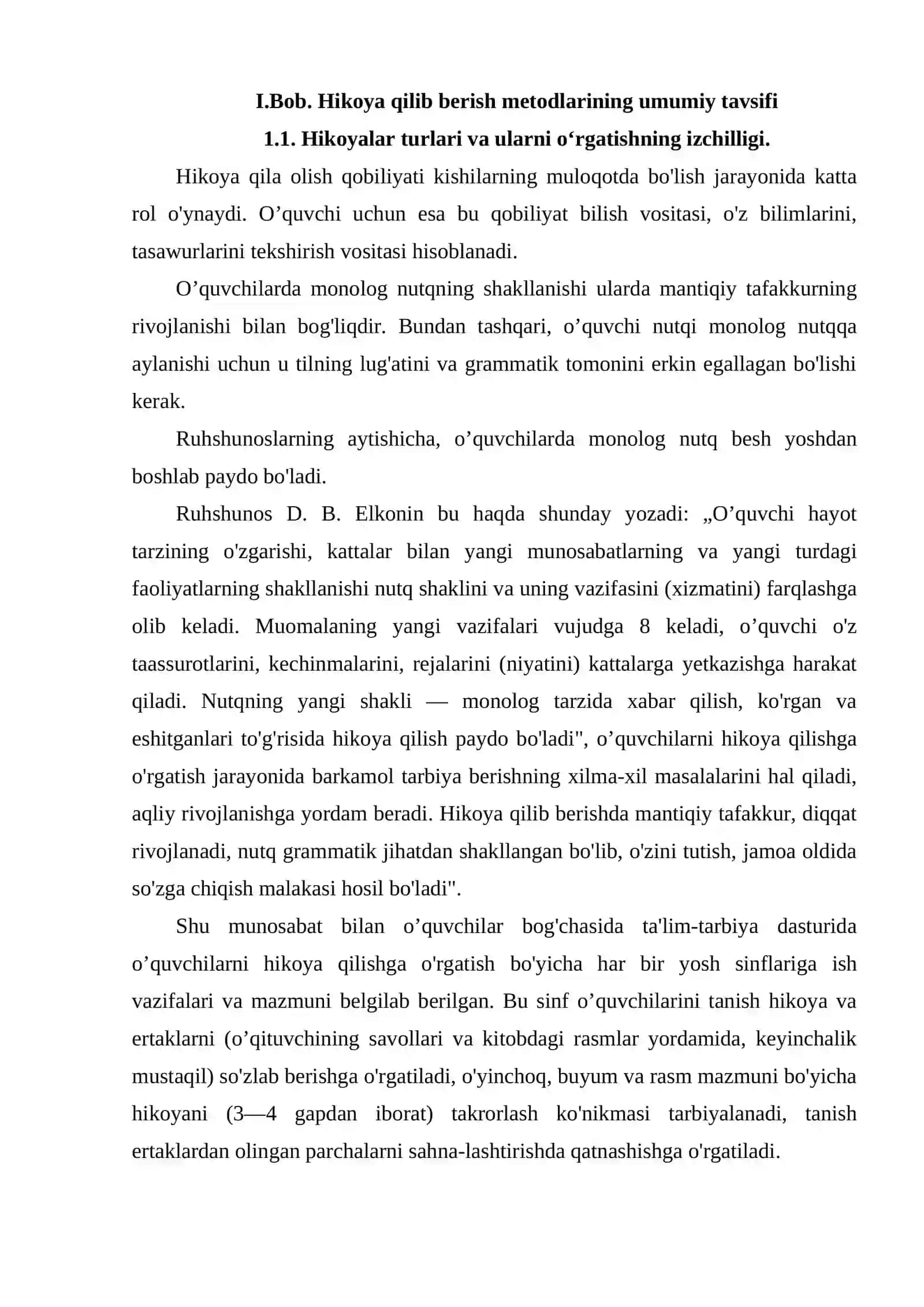 Bolalarni hikoya qilishga o‘rgatishning maqsad va vazifalari 4