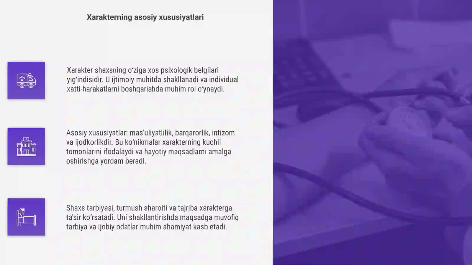 Xarakterning oʻziga xos xususiyatlari 4
