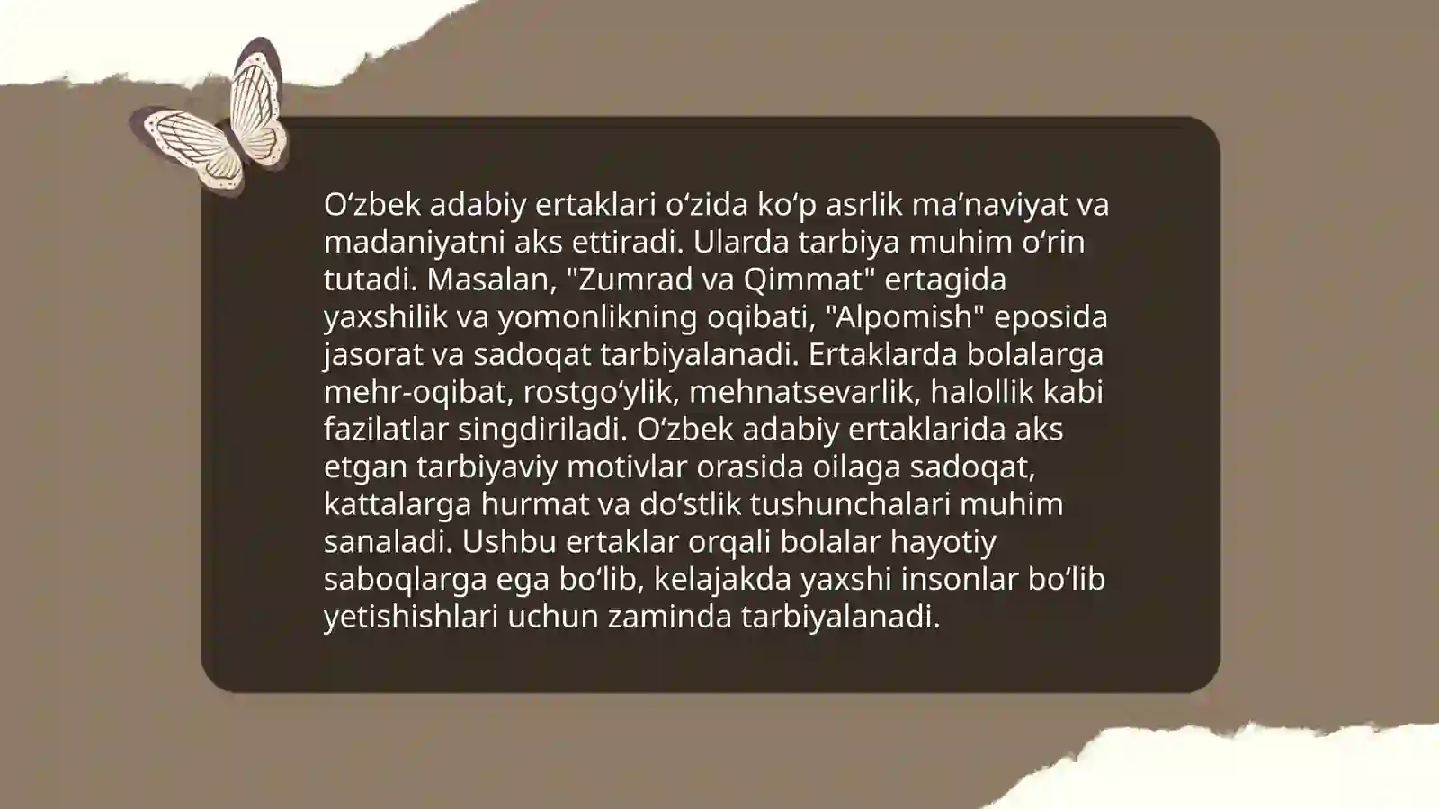 Adabiy ertaklar 4