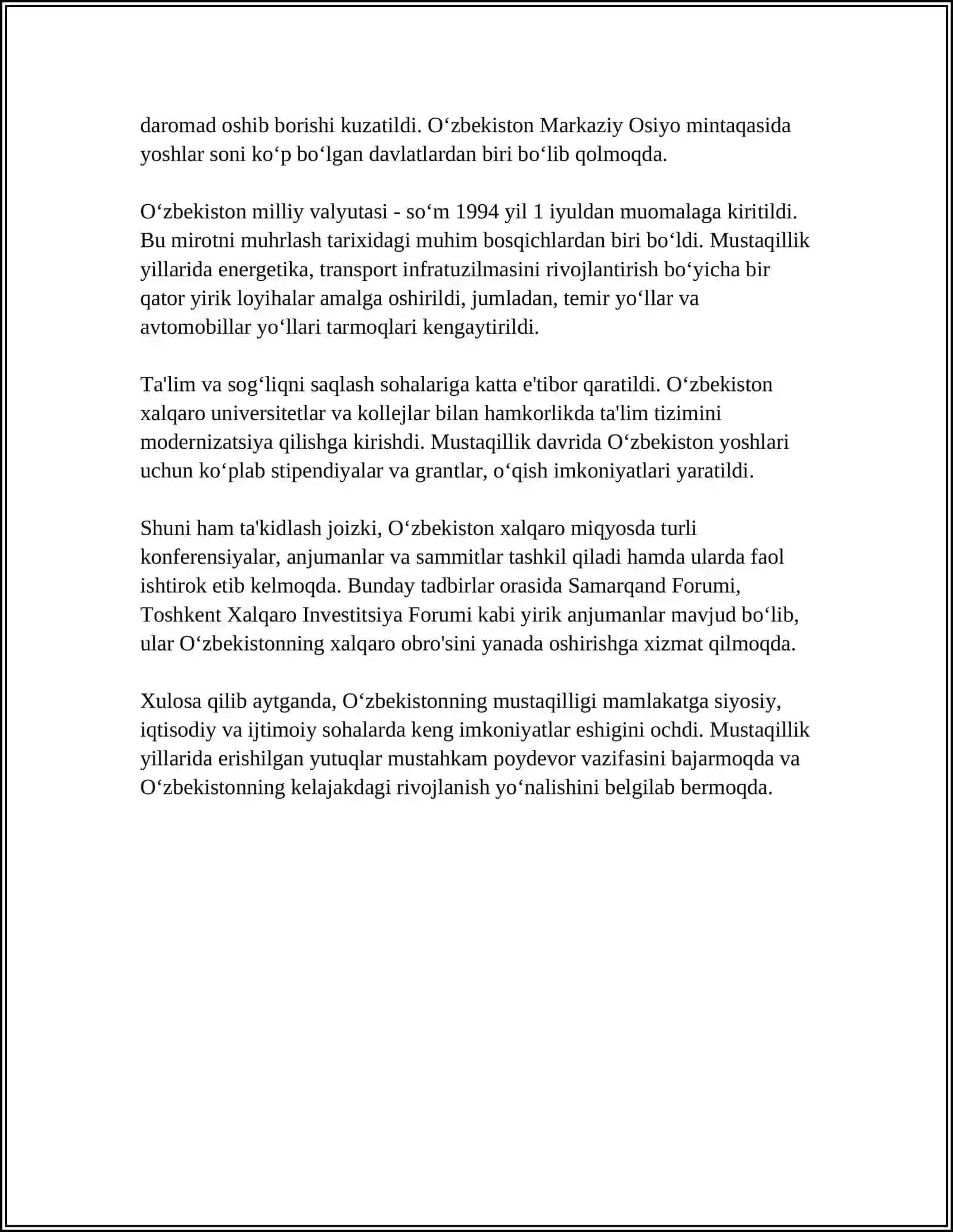 O‘zbekistonning eng yangi tarixini davrlashtirish 4