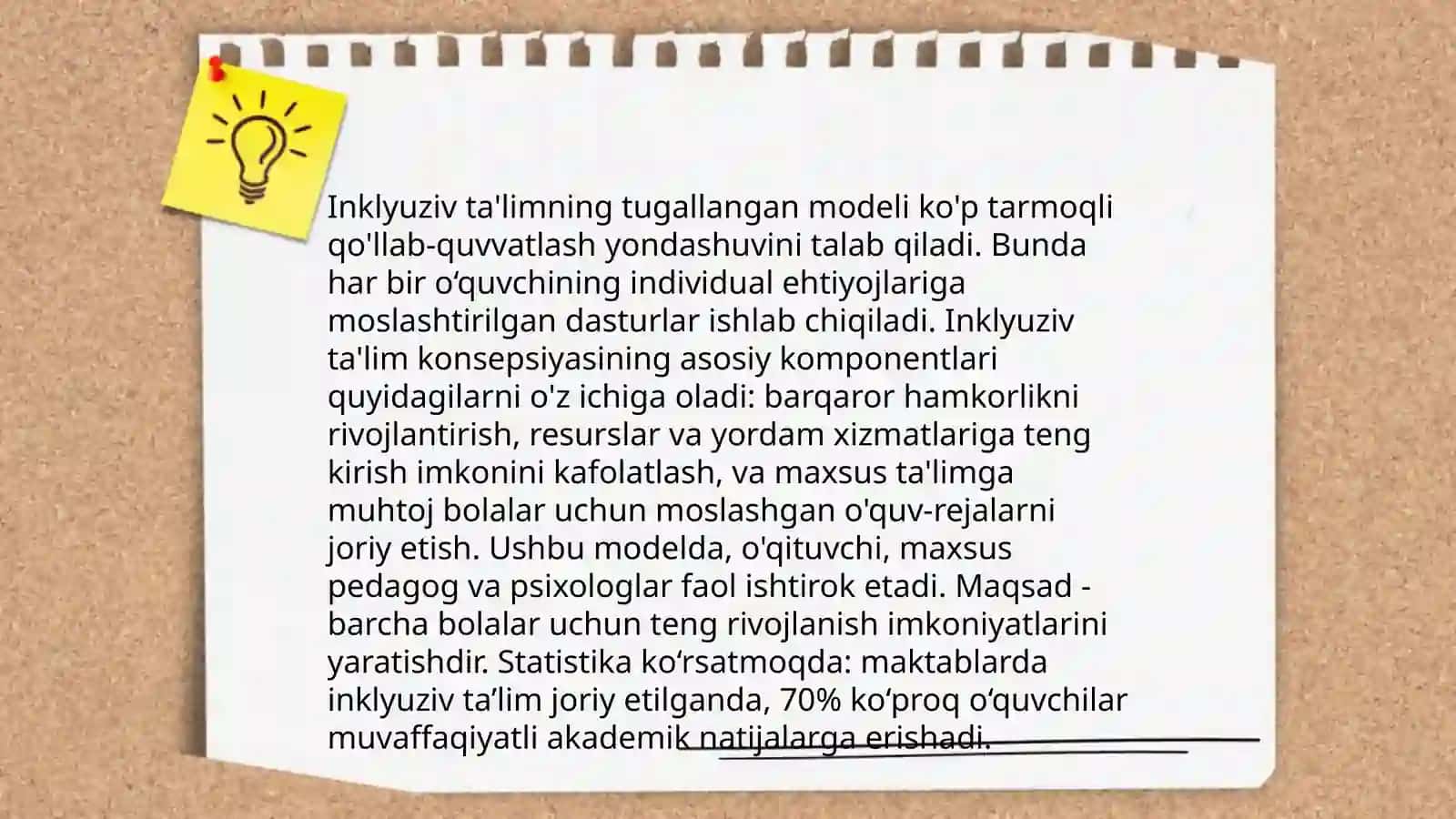 Alohida ta'lim ehtiyojlari 4