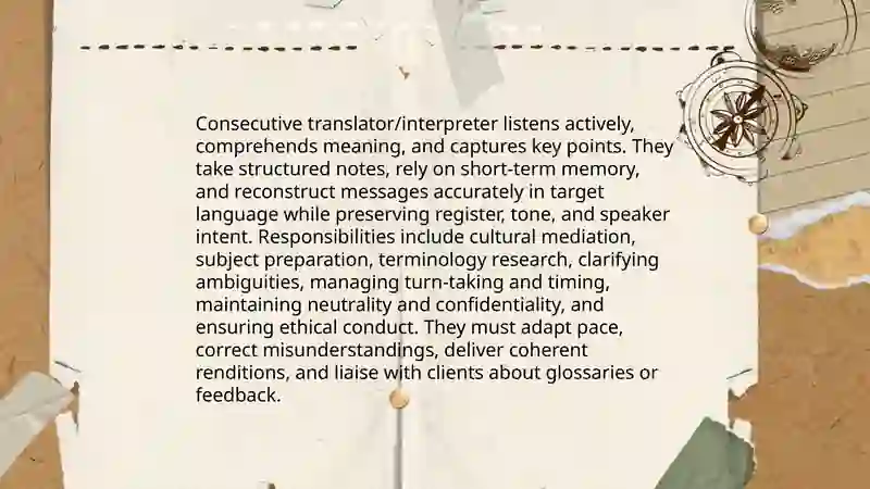 Consecutive translation 4