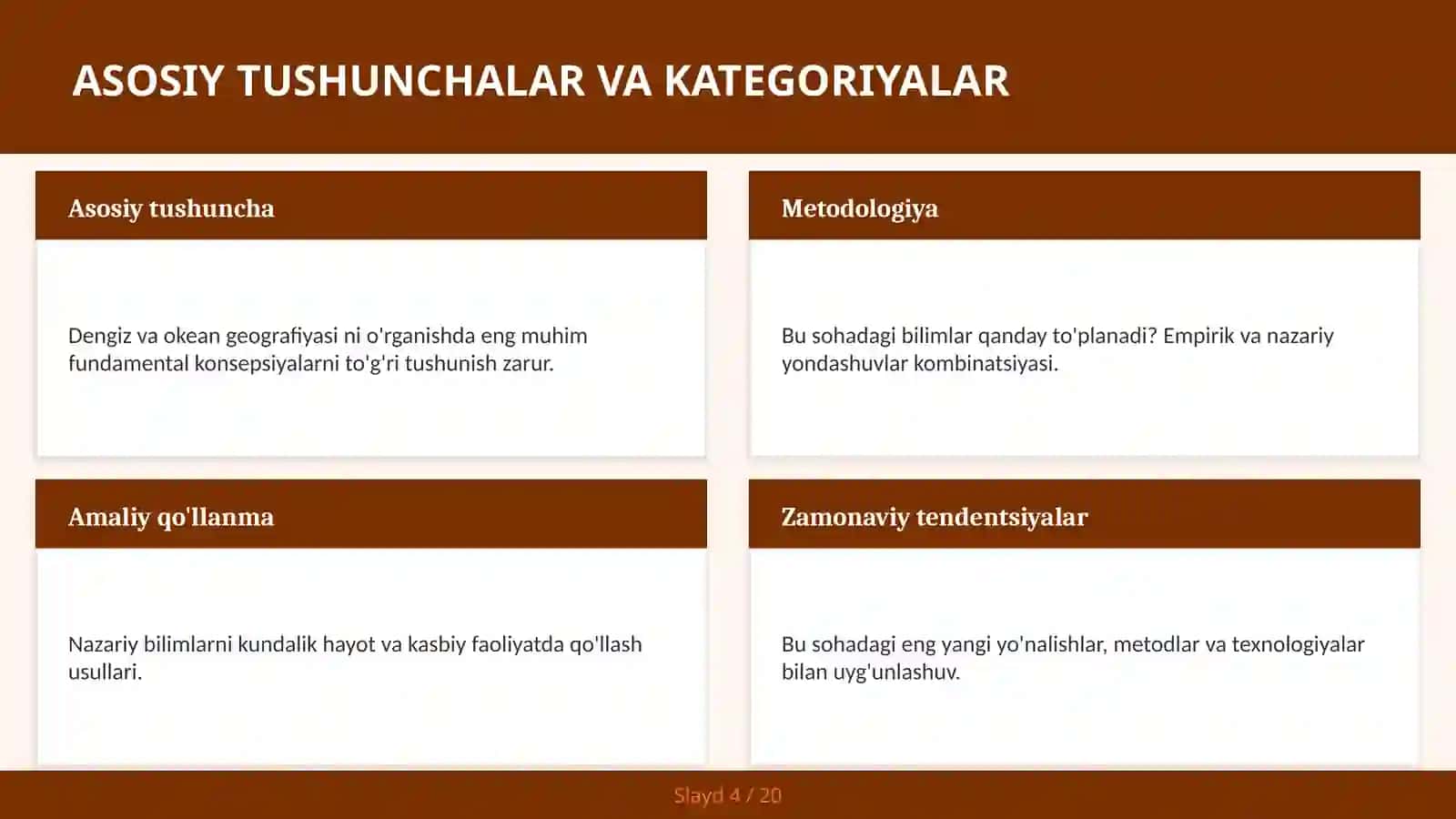 Dengiz va Okean Geografiyasi 4