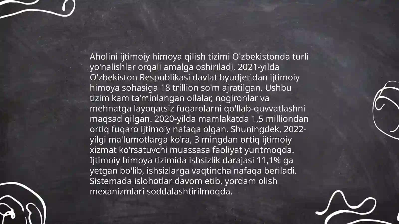 Iqtisodiy rivojlanish va ijtimoiy himoya 4