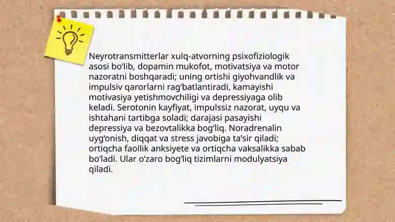 Xulq atvorning psixofiziologik asosi 4