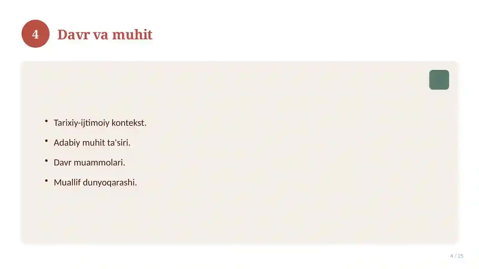 Qaror qabul qilish va vaziyatli modellashtirish 4