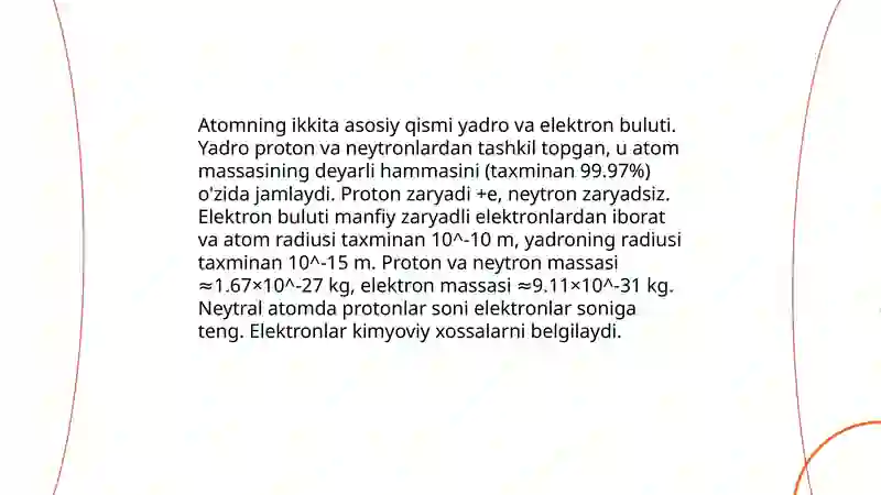 Atom tuzilishi 4