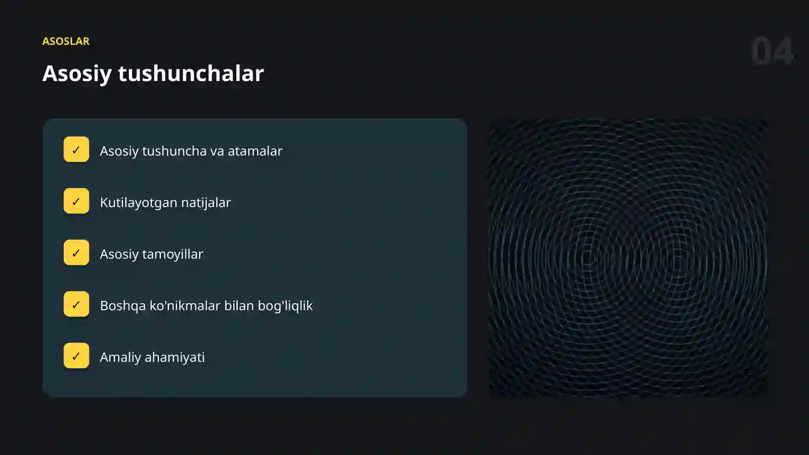 TUSHUNTIRILUVCHANLIK 4