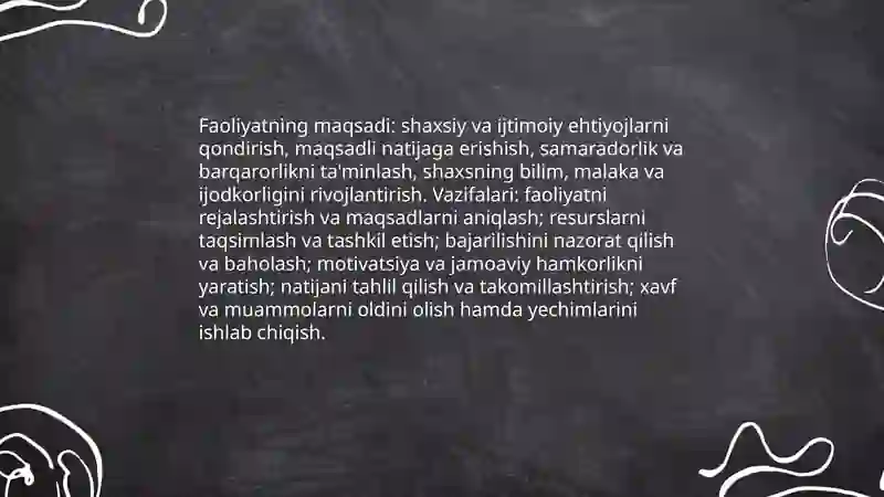 Faoliyat 4
