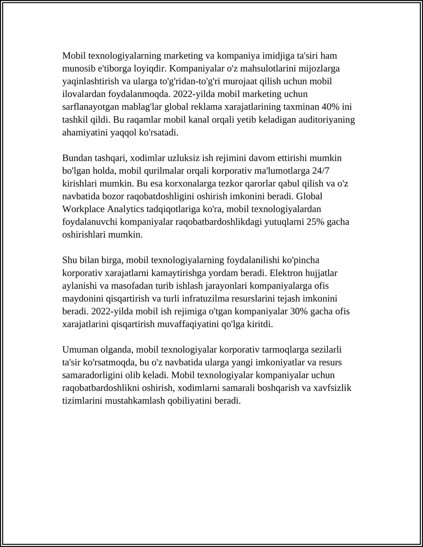 KORPORATIV TARMOQQA MOBIL TEXNOLOGIYALARNING KIRIB KELISH XUSUSIYATLARI 4